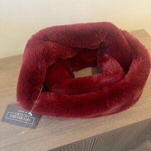 SPRIGS INFINITY FAUX BUNNY FUR SCARF